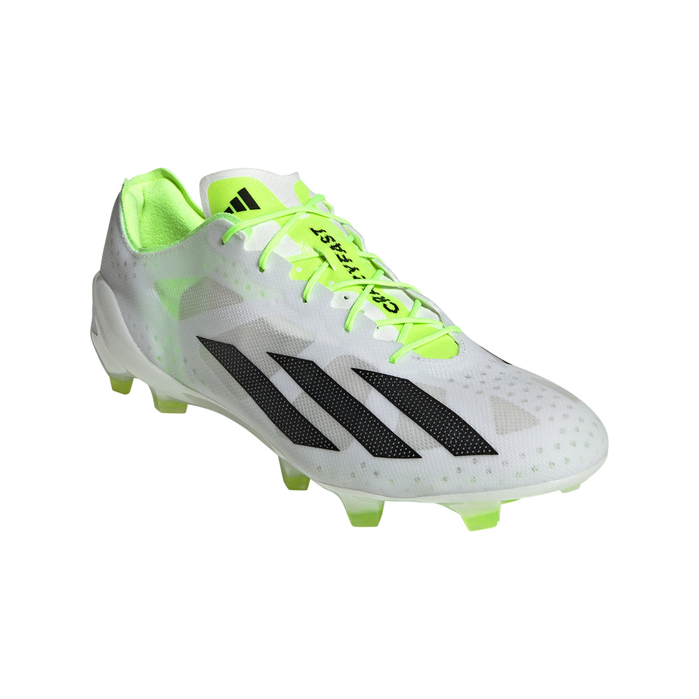 X Crazyfast + FG - White/Black/Lucid Lemon - adidas - NUMBER 10