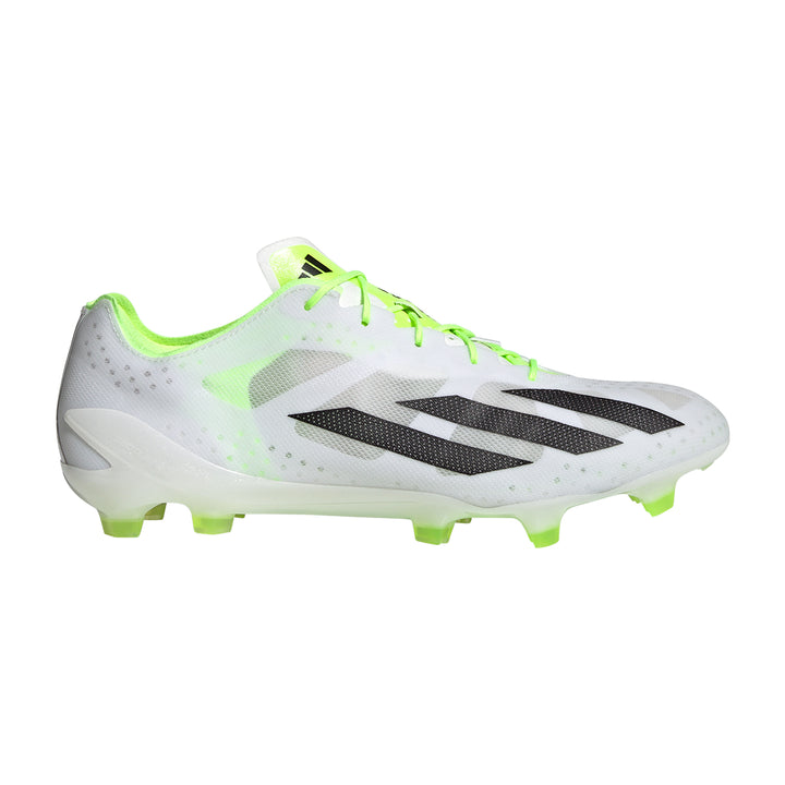 X Crazyfast + FG - White/Black/Lucid Lemon - adidas - NUMBER 10