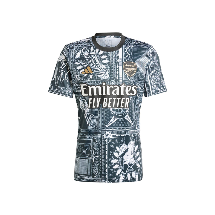 Arsenal Ian Wright Pre-Match Shirt 23/24 - adidas - NUMBER 10