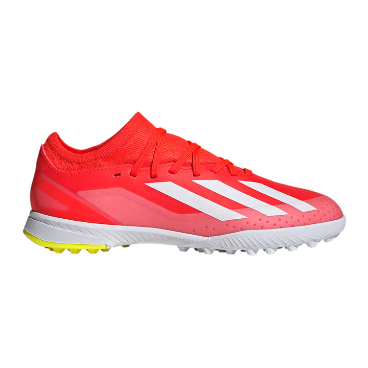 Kids X Crazyfast League TF - Solar Red/Cloud White/Team Solar Yellow 2 - adidas - NUMBER 10