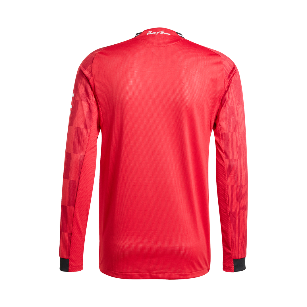 Manchester United Authentic L/S Home Shirt 25/26 by adidas at NUMBER 10 - Buy Now!