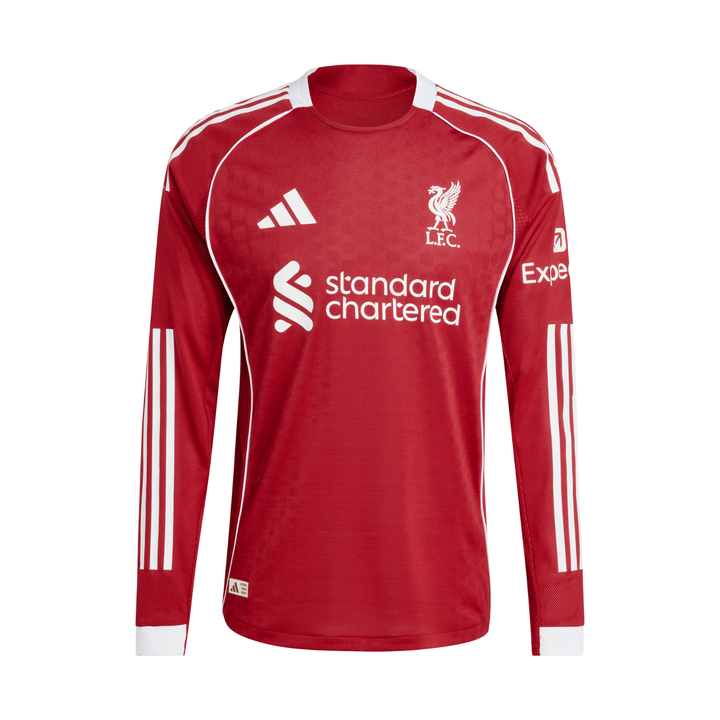 Liverpool Authentic L/S Home Shirt 25/26