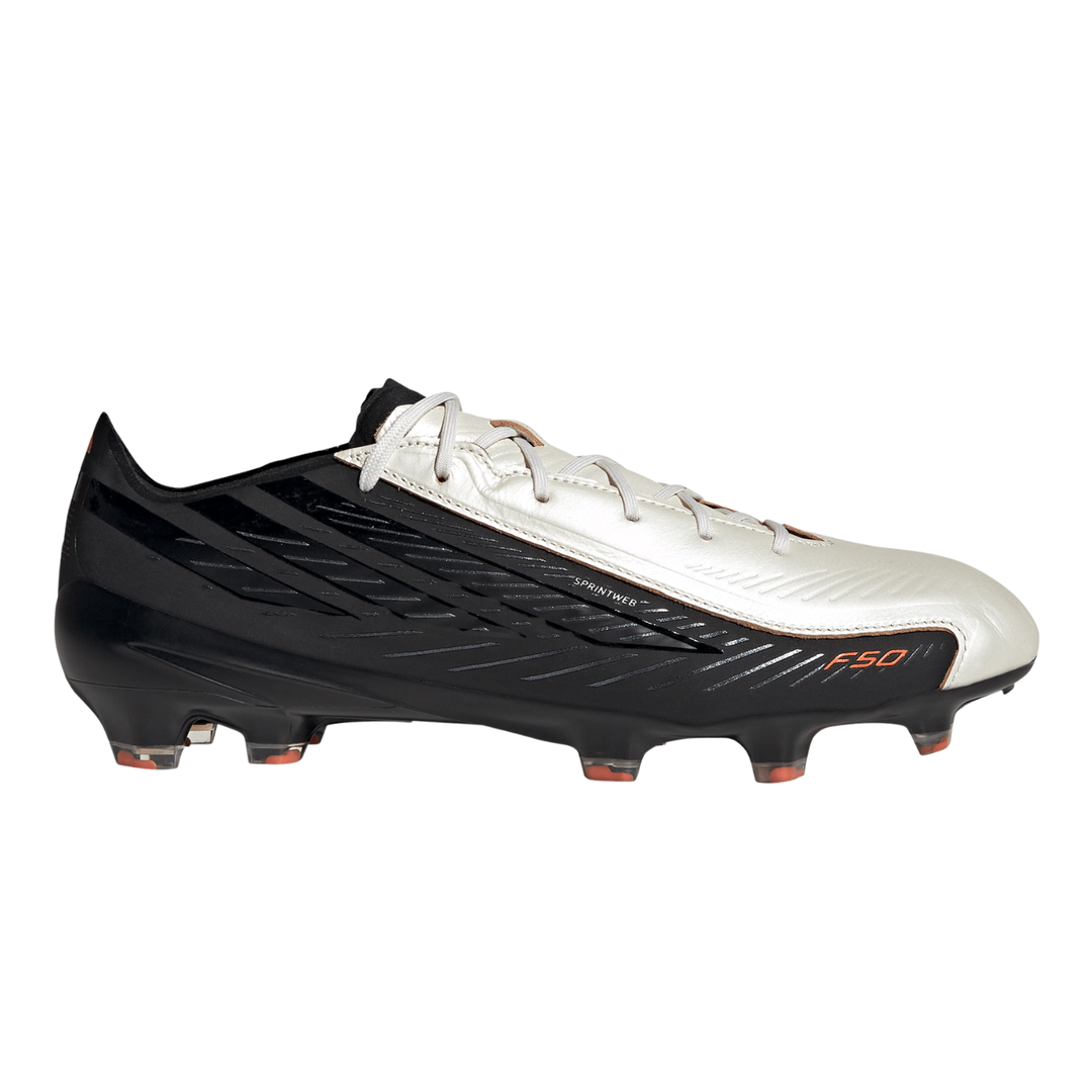 F50 Hyperfast Elite FG ‘L-TECH’ - Zero Metalic / Core Black / Solar Orange