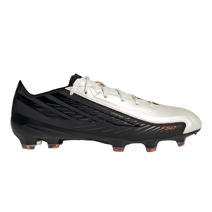 F50 Hyperfast Elite FG ‘L-TECH’ - Zero Metalic / Core Black / Solar Orange