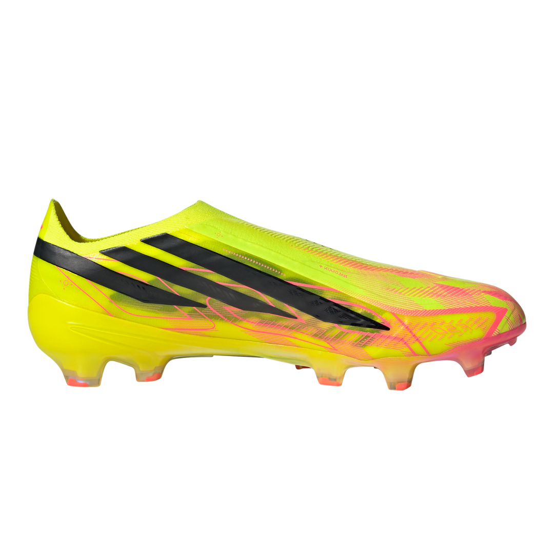 F50 Hyperfast Elite LL FG - Tesoye/Core Black/Solar Turbo by adidas at NUMBER 10 - Buy Now!