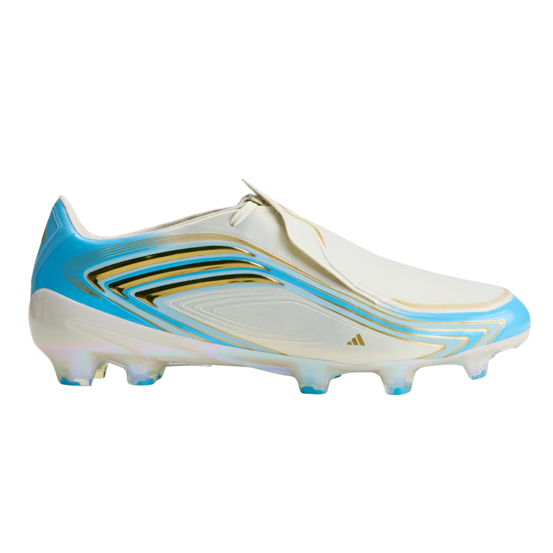 F50 Messi Elite FG - Ivory / Semi Blue Burst / Icey Blue