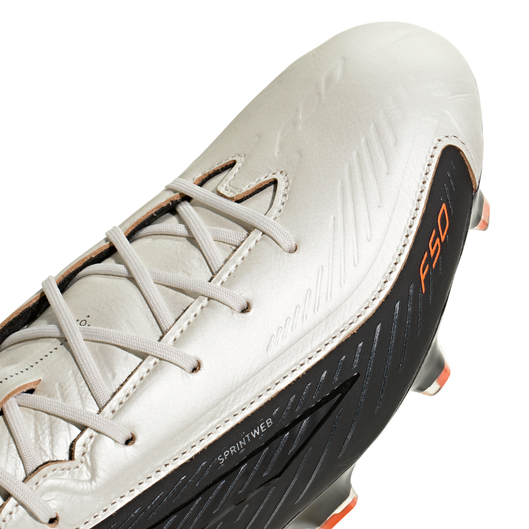 F50 Hyperfast Elite FG ‘L-TECH’ - Zero Metalic / Core Black / Solar Orange
