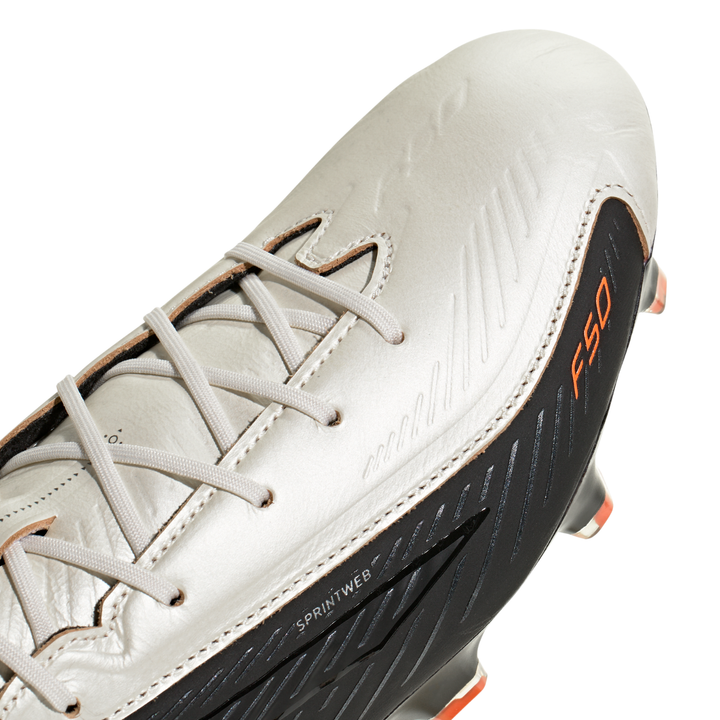 F50 Hyperfast Elite FG ‘L-TECH’ - Zero Metalic / Core Black / Solar Orange