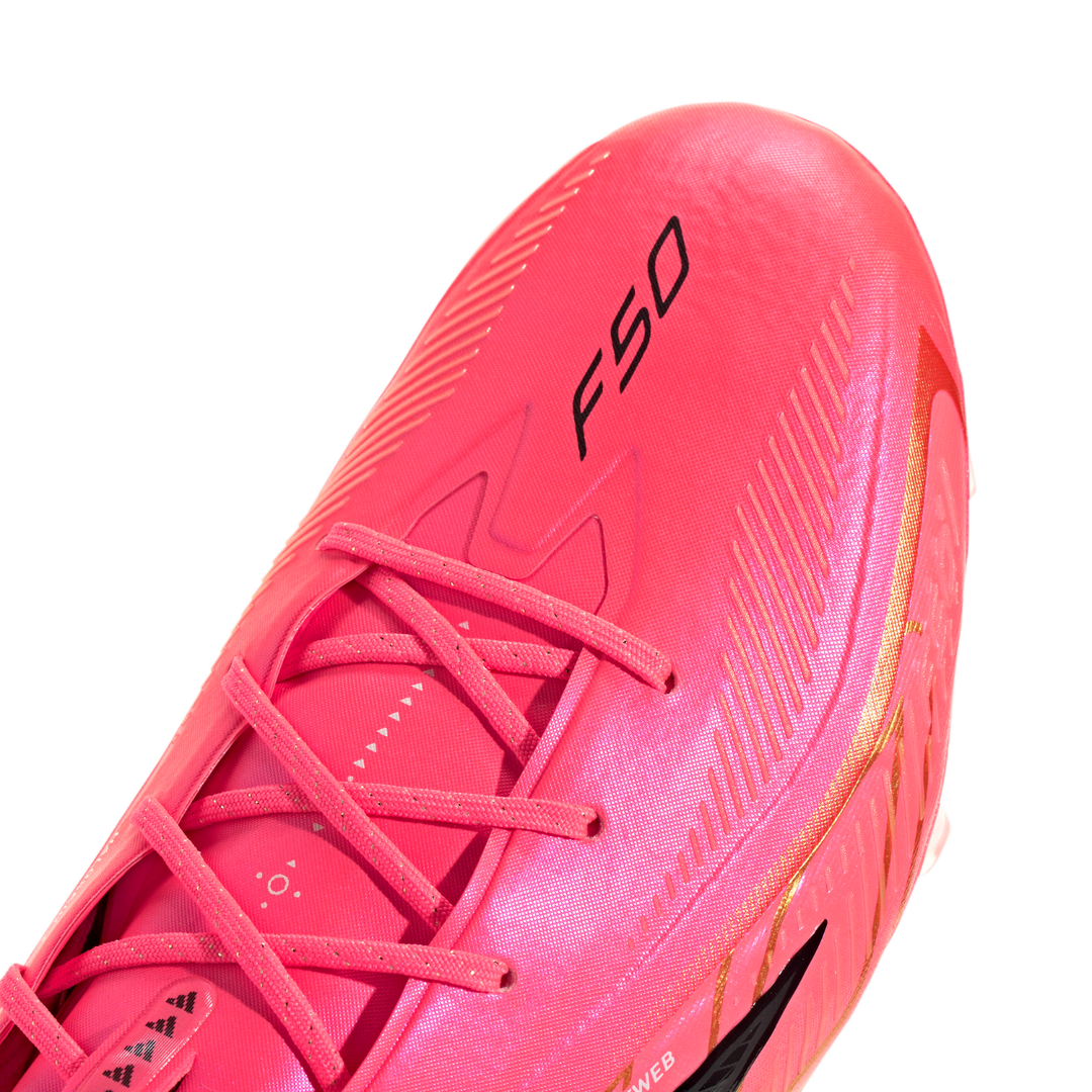F50 Hyperfast Elite FG - Solar Turbo / Core Black / Gold Metallic