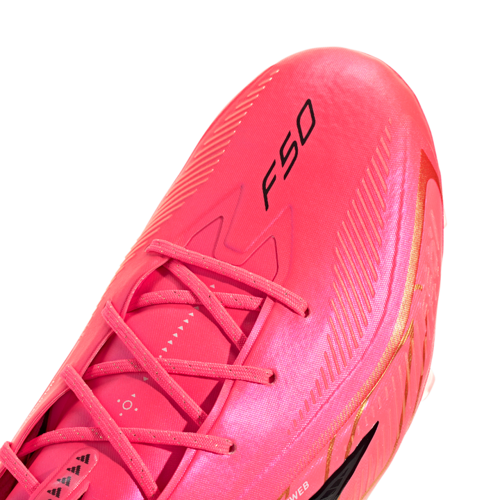 F50 Hyperfast Elite FG - Solar Turbo / Core Black / Gold Metallic