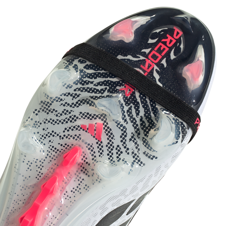 Predator Elite FT FG - Footwear White/Solar Turbo/Core Black