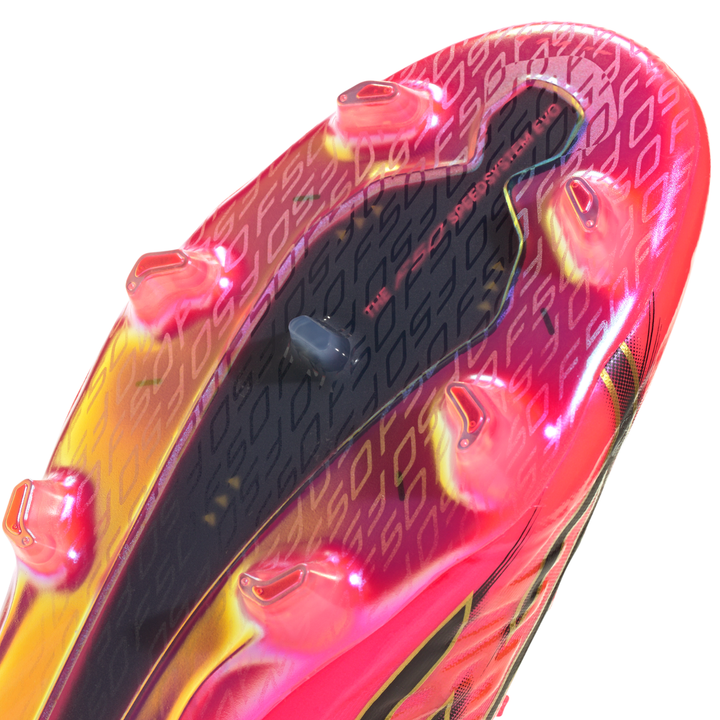 F50 Hyperfast Evo Elite FG - Solar Turbo / Core Black / Gold Metallic