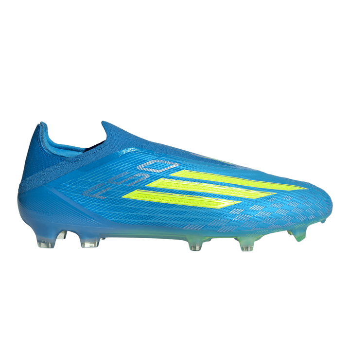 F50 LL Elite FG - Lucid Ray Blue / Team Solar Yellow 2 / Lucid Aquamarine by adidas at NUMBER 10 - Buy Now!