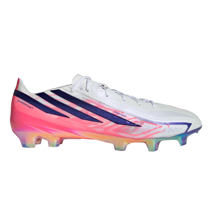F50 Hyperfast Elite FG - Footwear White/Solar Purple/Solar Turbo