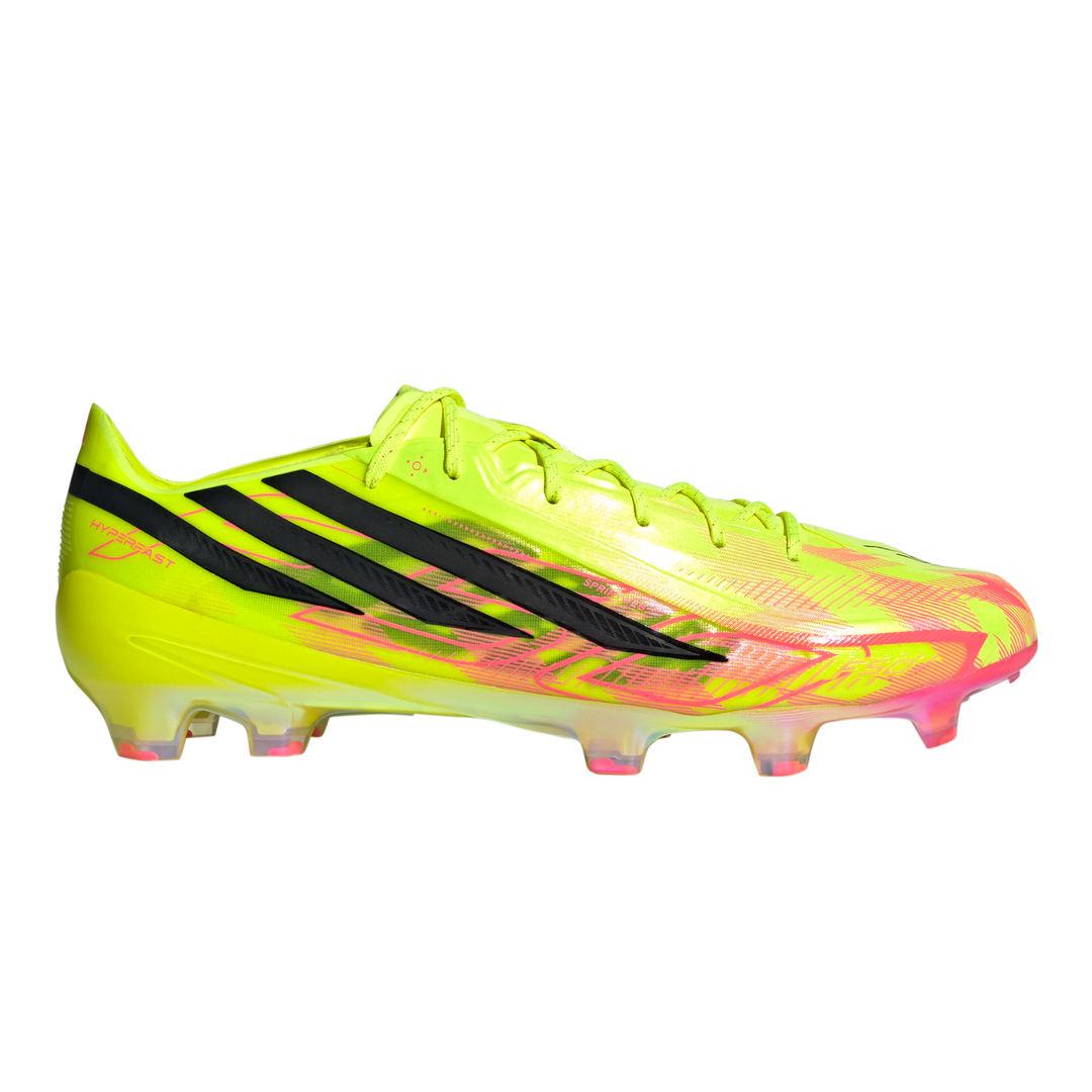 F50 Hyperfast Elite FG - Tesoye/Core Black/Solar Turbo by adidas at NUMBER 10 - Buy Now!