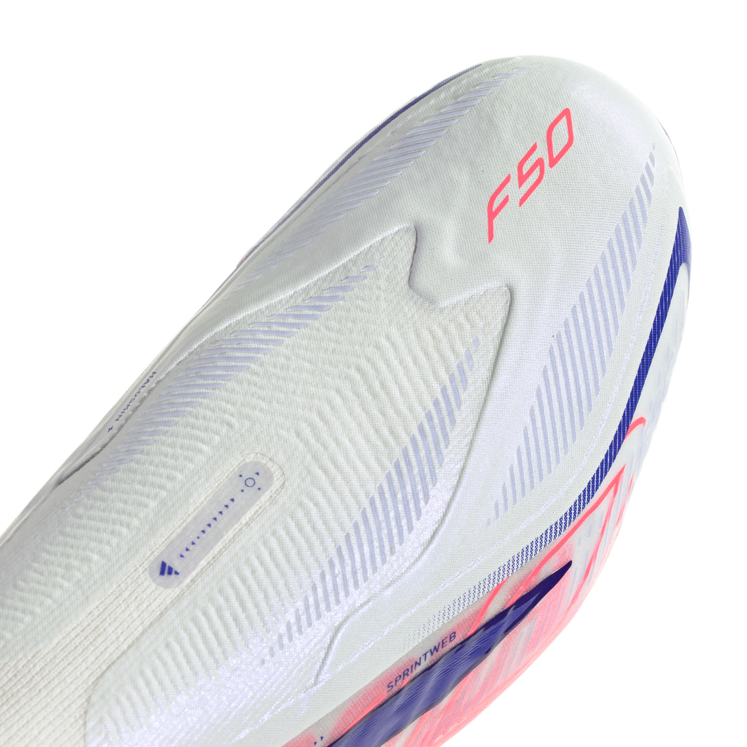 F50 Hyperfast LL Elite FG - Footwear White/Solar Purple/Solar Turbo