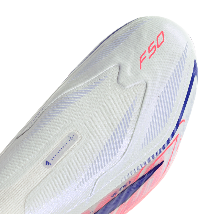 F50 Hyperfast LL Elite FG - Footwear White/Solar Purple/Solar Turbo