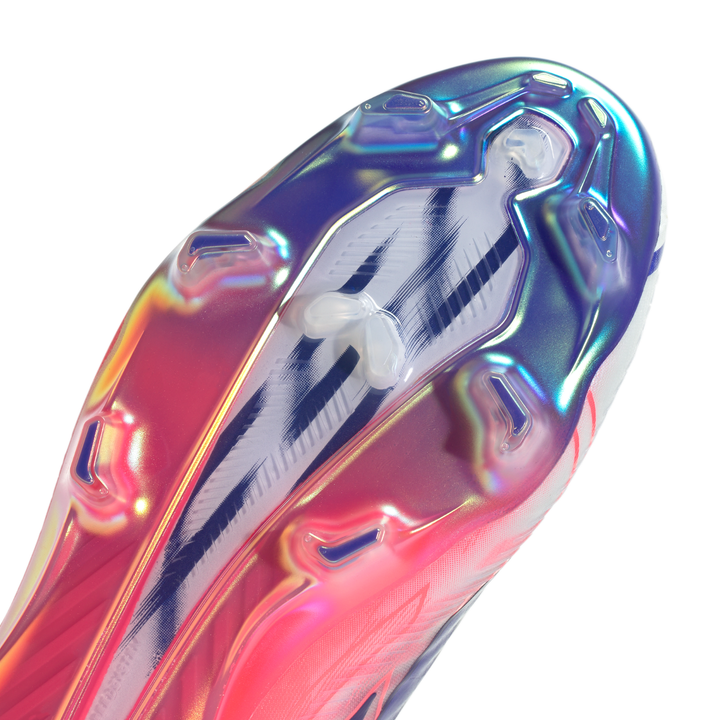 F50 Hyperfast LL Elite FG - Footwear White/Solar Purple/Solar Turbo