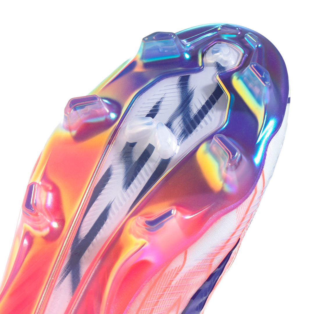 F50 Hyperfast Elite FG - Footwear White/Solar Purple/Solar Turbo