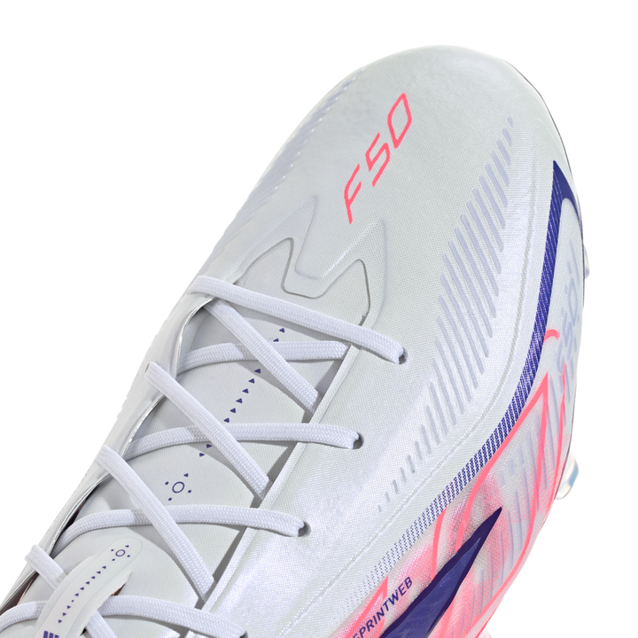 F50 Hyperfast Elite FG - Footwear White/Solar Purple/Solar Turbo