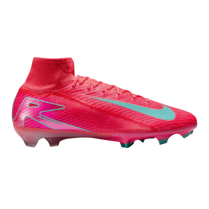 Zoom Superfly 10 Elite FG - Ember Glow/Aurora Green by Nike at NUMBER 10 - Buy Now!