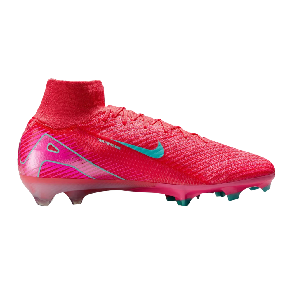 Zoom Superfly 10 Elite FG - Ember Glow/Aurora Green by Nike at NUMBER 10 - Buy Now!