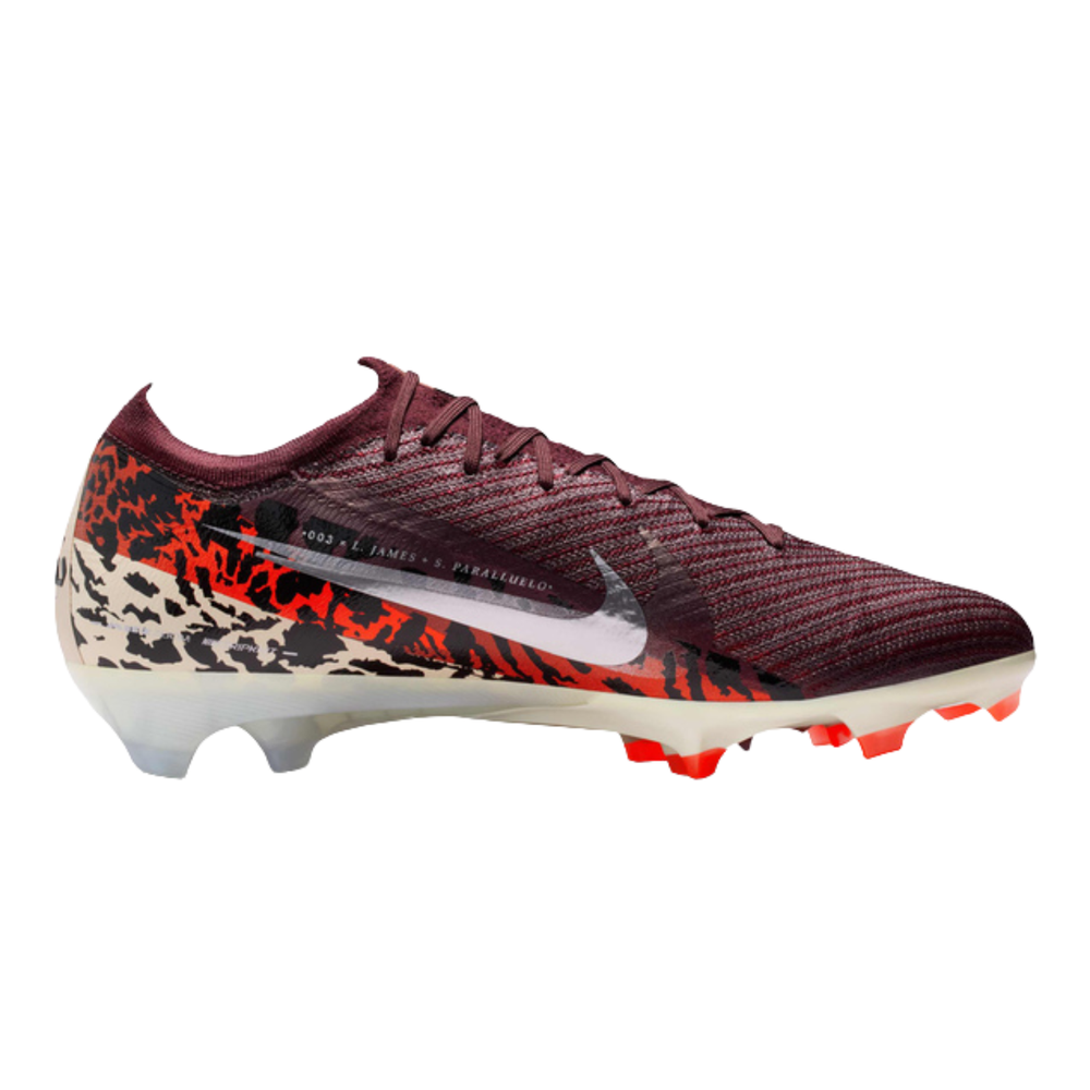 Zoom Vapor 16 Elite FG NU 3 - Burgundy Crush/University Red/Fossil/Metallic Silver by Nike at NUMBER 10 - Buy Now!
