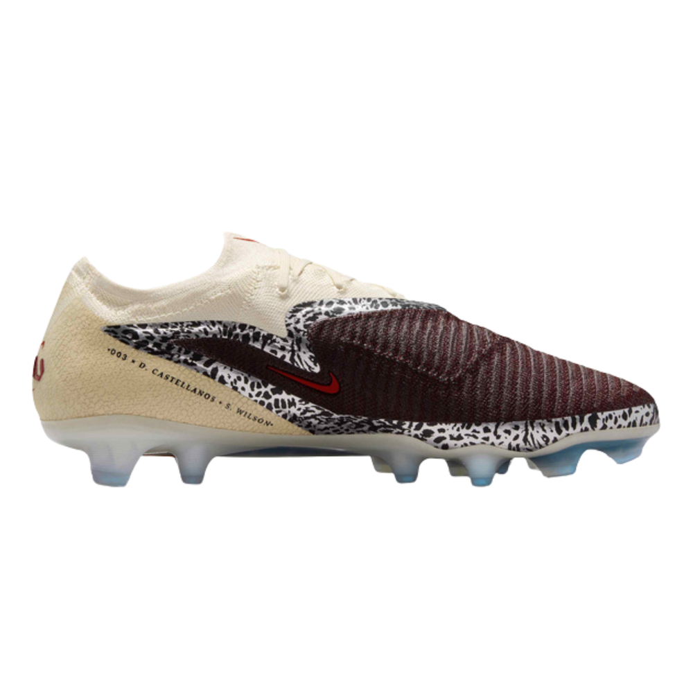 Phantom 6 Low Elite FG NU 3 - Burgundy Crush/Fossil/University Red by Nike at NUMBER 10 - Buy Now!