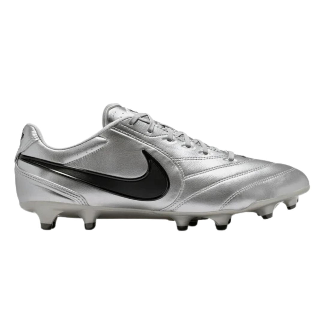 Tiempo Ligera Pro FG - Metallic Silver/Black by Nike at NUMBER 10 - Buy Now!