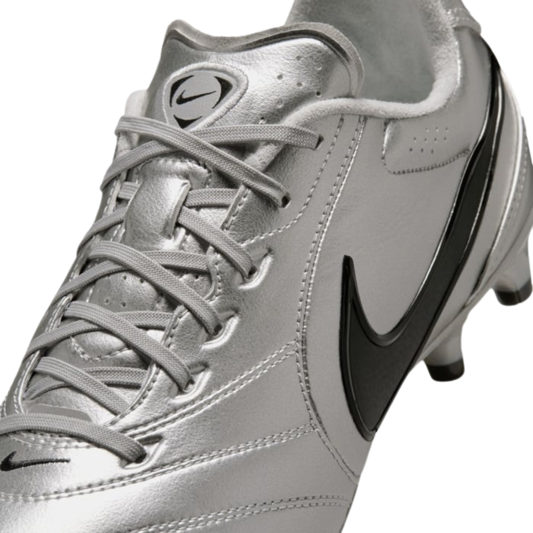 Tiempo Ligera Pro FG - Metallic Silver/Black by Nike at NUMBER 10 - Buy Now!