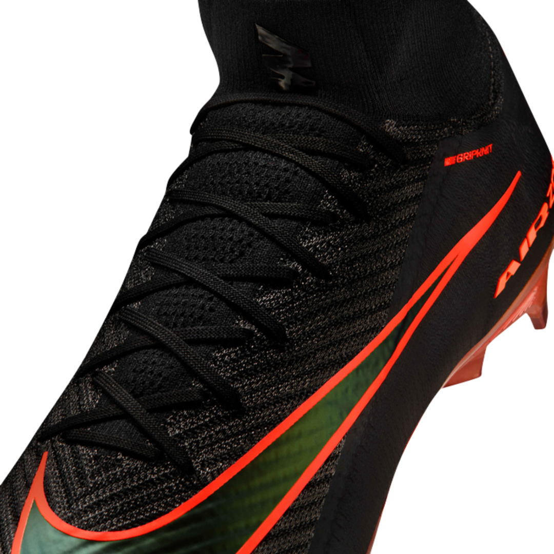 Zoom Superfly 10 Elite FG LV8 -  Black/Hyper Crimson by Nike at NUMBER 10 - Buy Now!