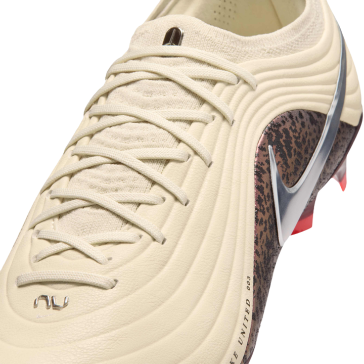 Tiempo Maestro Elite FG NU 3 - Fossil/Burgundy Crush/Metallic Silver by Nike at NUMBER 10 - Buy Now!
