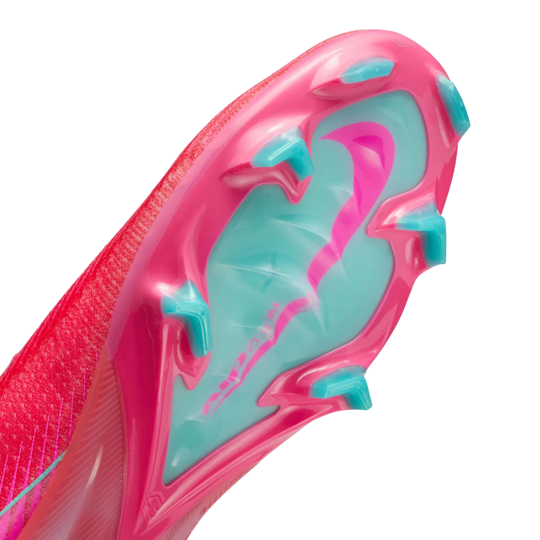 Zoom Superfly 10 Elite FG - Ember Glow/Aurora Green by Nike at NUMBER 10 - Buy Now!