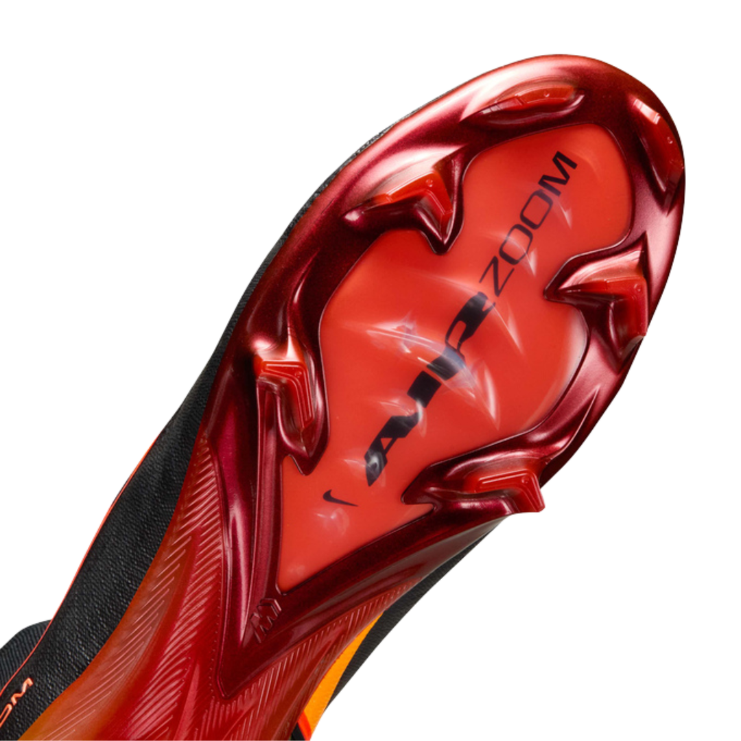 Zoom Superfly 10 Elite FG LV8 -  Black/Hyper Crimson by Nike at NUMBER 10 - Buy Now!
