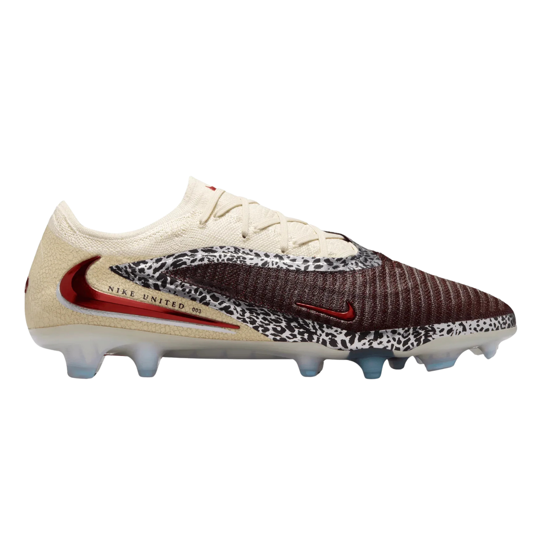 Phantom 6 Low Elite FG NU 3 - Burgundy Crush/Fossil/University Red by Nike at NUMBER 10 - Buy Now!