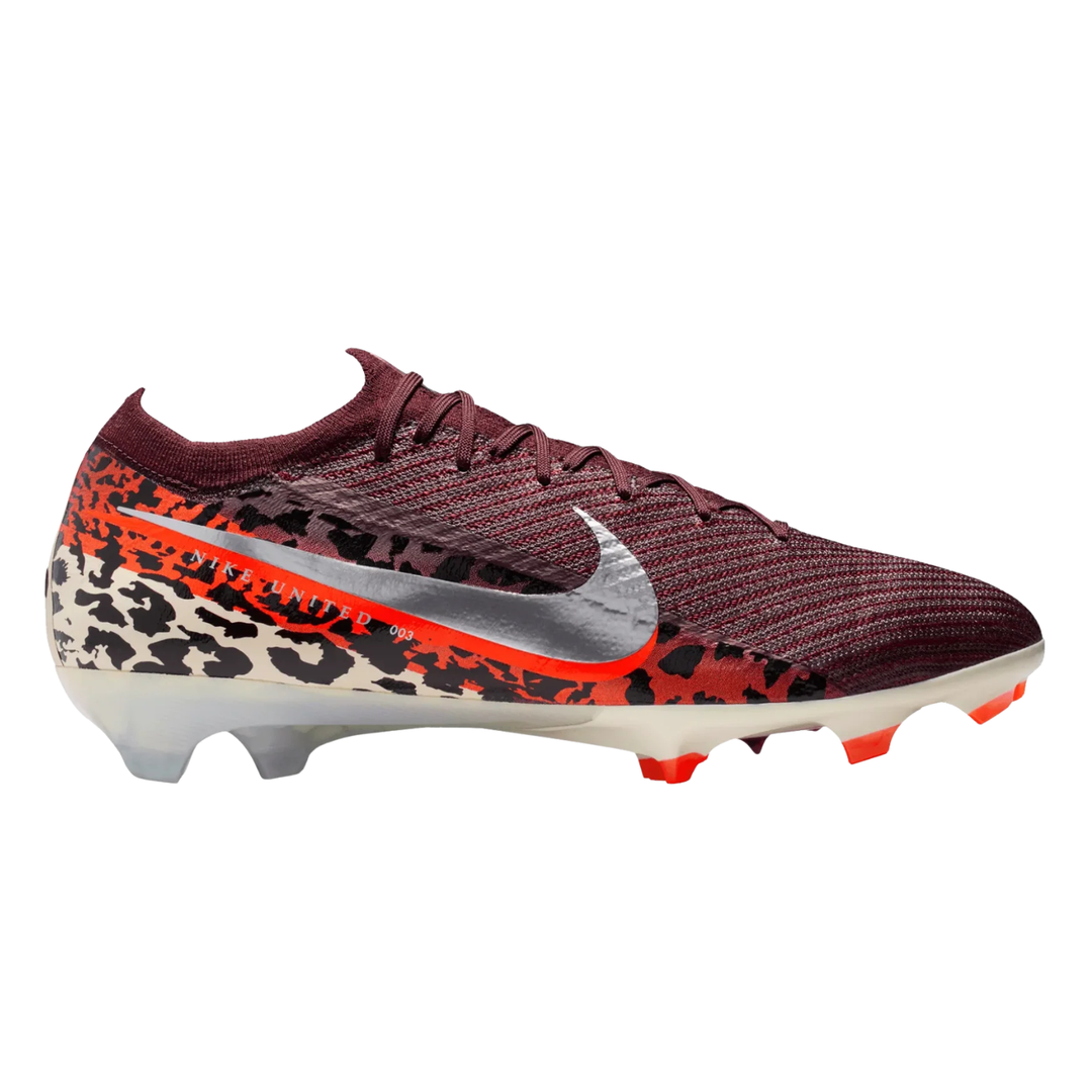 Zoom Vapor 16 Elite FG NU 3 - Burgundy Crush/University Red/Fossil/Metallic Silver by Nike at NUMBER 10 - Buy Now!