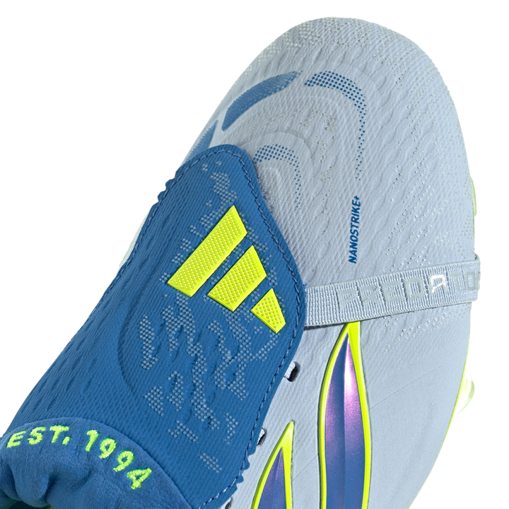 Predator Elite FT FG - Crystal Sky/Ray Blue/Team Solar Yellow by adidas at NUMBER 10 - Buy Now!