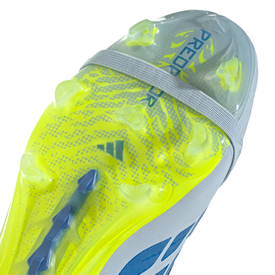 Predator Elite FT FG - Crystal Sky/Ray Blue/Team Solar Yellow by adidas at NUMBER 10 - Buy Now!