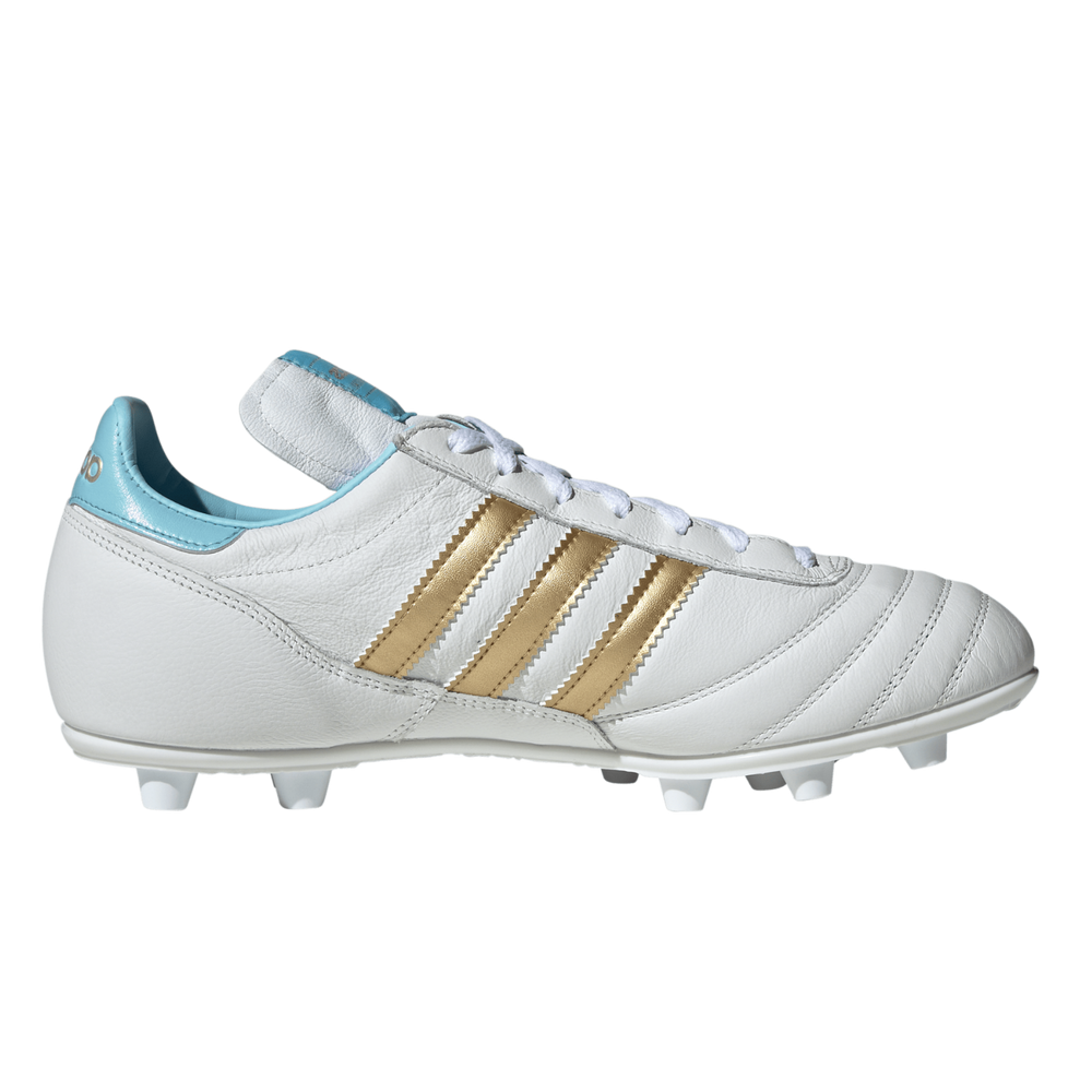 Copa Mundial FG (Argentina) - Footwear White /Ice Blue / Gold Metallic by adidas at NUMBER 10 - Buy Now!