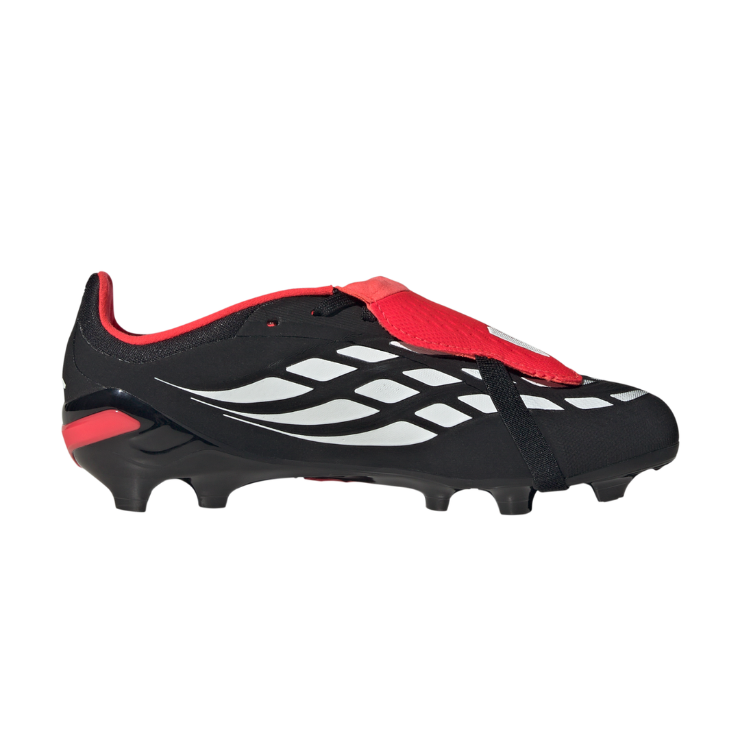 Kids Predator Elite FT FG - Core Black/Footwear White/Lucid Red by adidas at NUMBER 10 - Buy Now!