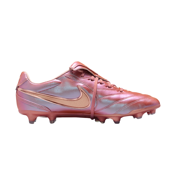 Tiempo Ligera Pro FG LE - Metallic Red Bronze/Metallic Rose Gold by Nike at NUMBER 10 - Buy Now!