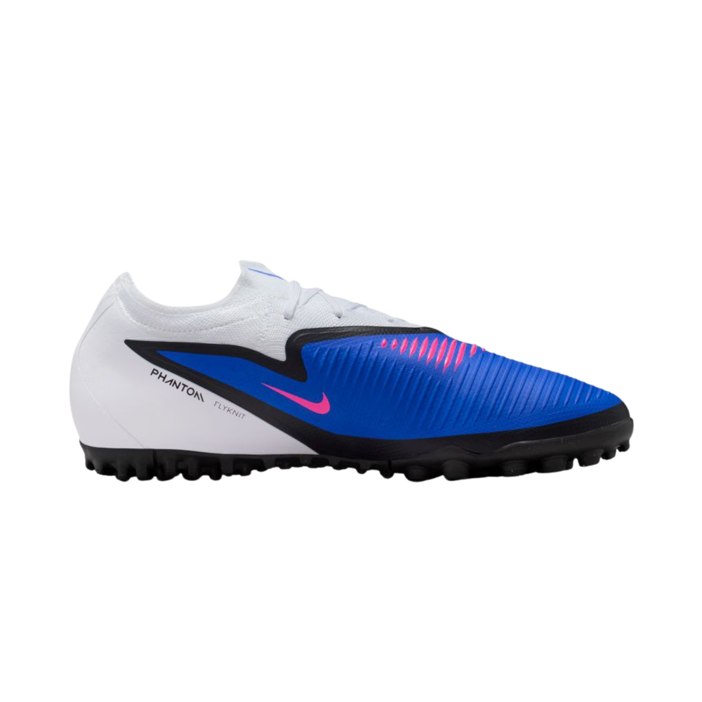 ReactX Phantom 6 Low Pro TF - Racer Blue/Pink Blast/White by Nike at NUMBER 10 - Buy Now!