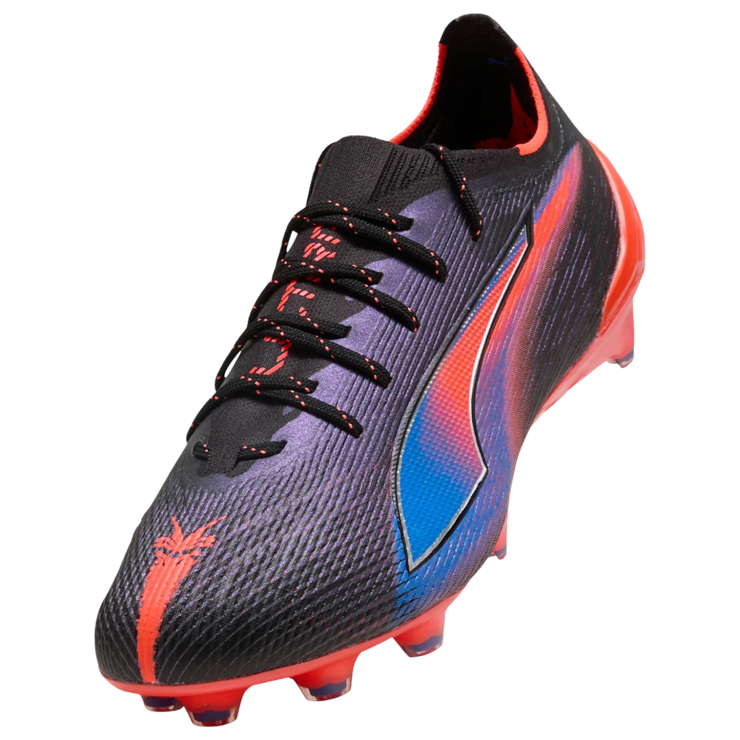Ultra 6 Ultimate FG 'Relentless' - PUMA Black/Glowing Red by Puma at NUMBER 10 - Buy Now!