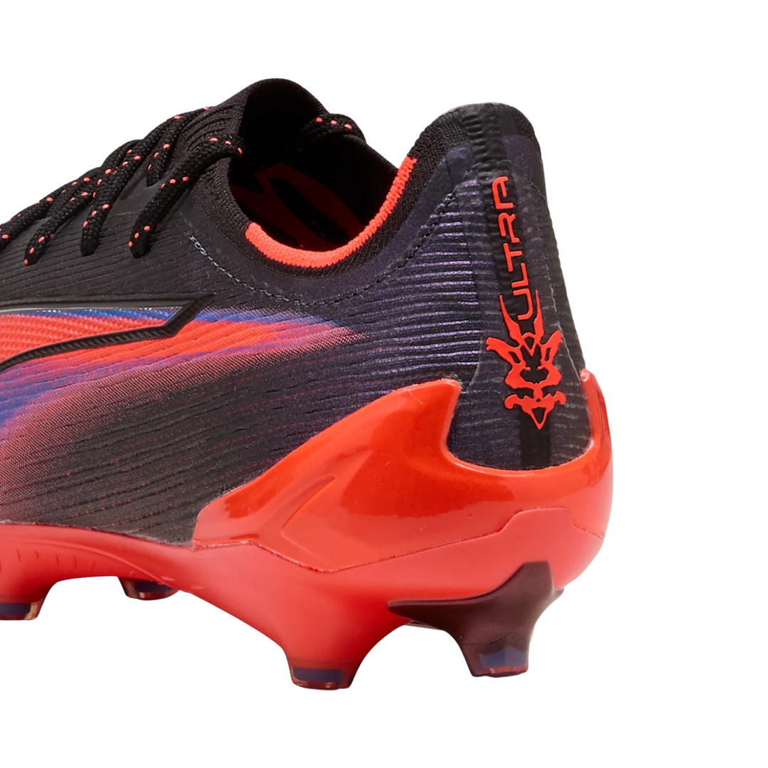 Ultra 6 Ultimate FG 'Relentless' - PUMA Black/Glowing Red by Puma at NUMBER 10 - Buy Now!