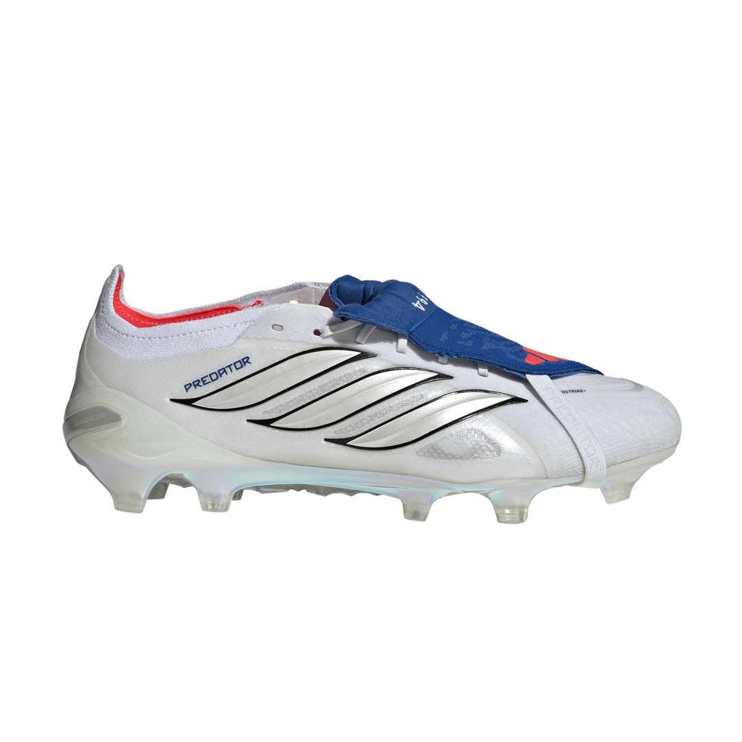 Predator Elite FT FG JB - Footwear White/Zero Metallic/Team Royal Blue by adidas at NUMBER 10 - Buy Now!