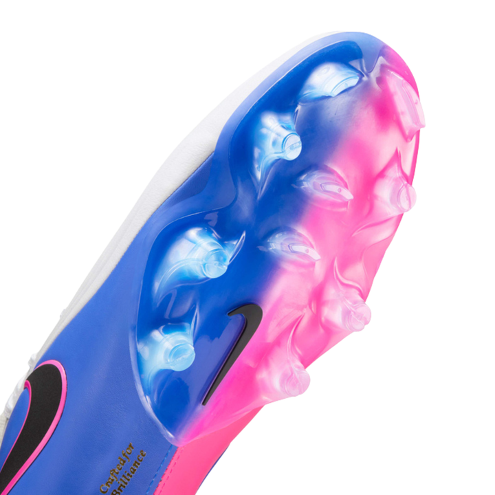 Tiempo Maestro FG Elite - White/Racer Blue/Pink Blast/Black by Nike at NUMBER 10 - Buy Now!