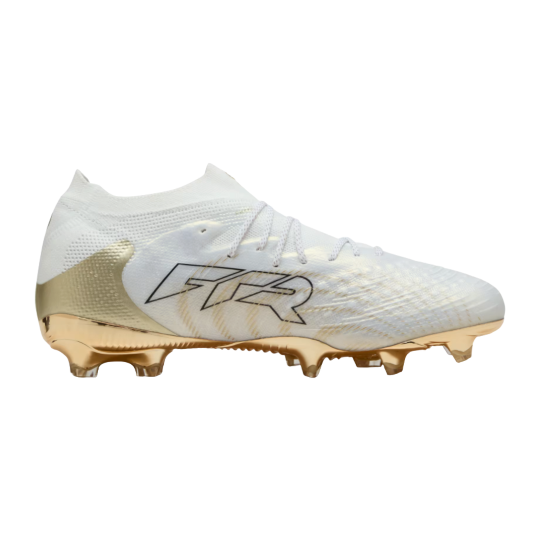 Future 9 Ultimate FG - PUMA White/Metallic Gold/PUMA Black by Puma at NUMBER 10 - Buy Now!