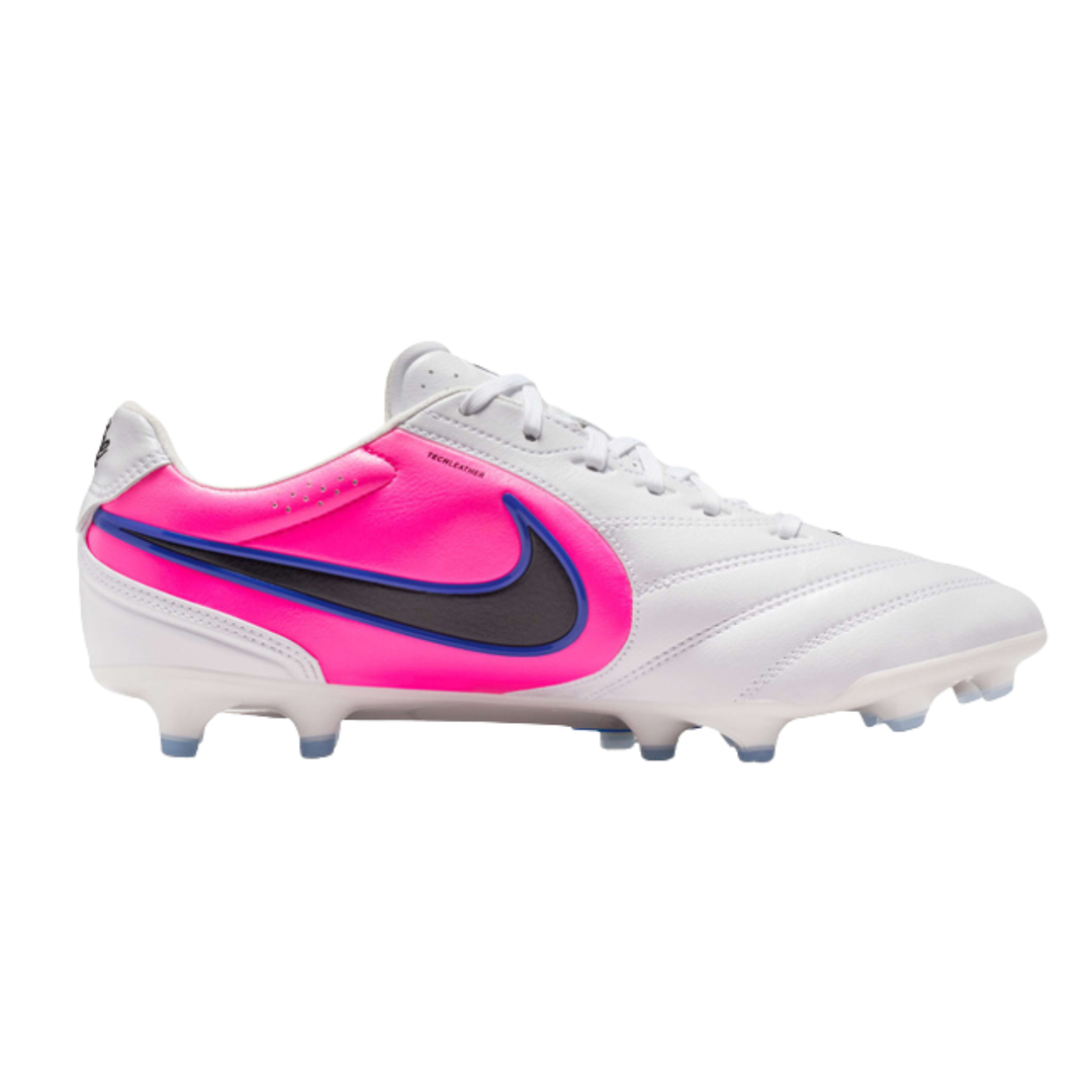 Tiempo Ligera Pro - White/Racer Blue/Pink Blast/Black by Nike at NUMBER 10 - Buy Now!