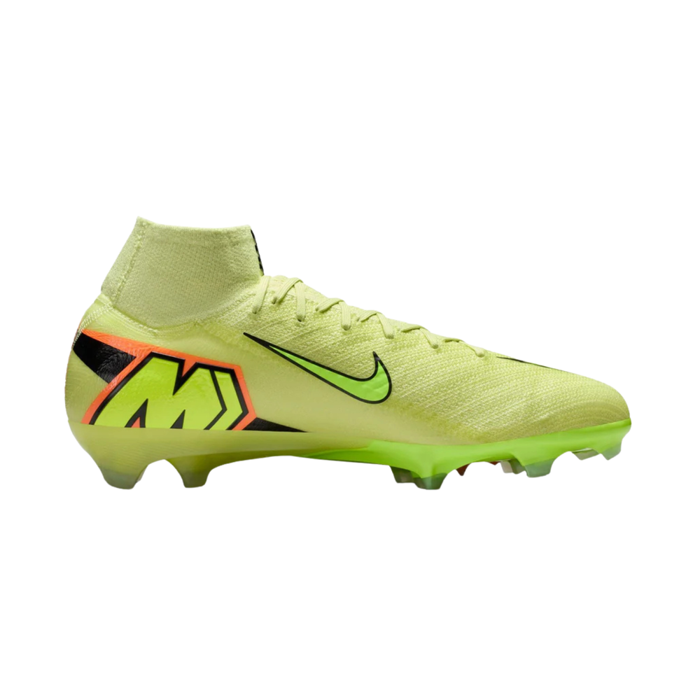 Zoom Superfly 10 Elite FG - Limelight/Volt-Hyper Crimson by Nike at NUMBER 10 - Buy Now!