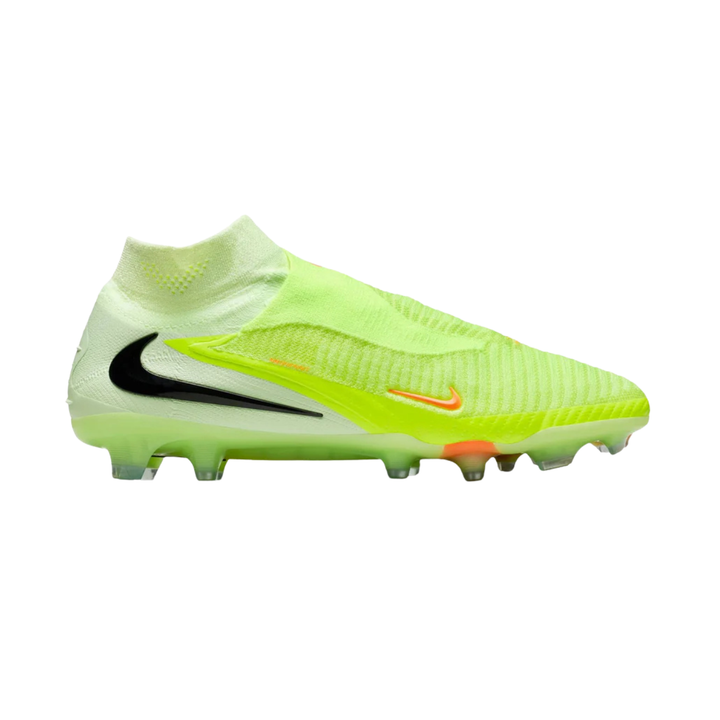 Phantom 6 High Elite FG - Hyper Crimson/Limelight/Black by Nike at NUMBER 10 - Buy Now!